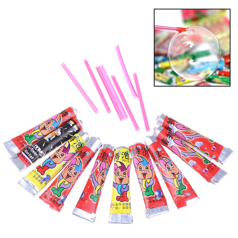 2 sacchetto di 10pz classico Bolla Colla Soffia Palla Giocattoli per I Bambini Spazio Palloncino Nostalgico Giocattoli tutto'aria Aperta non facile per Rompere