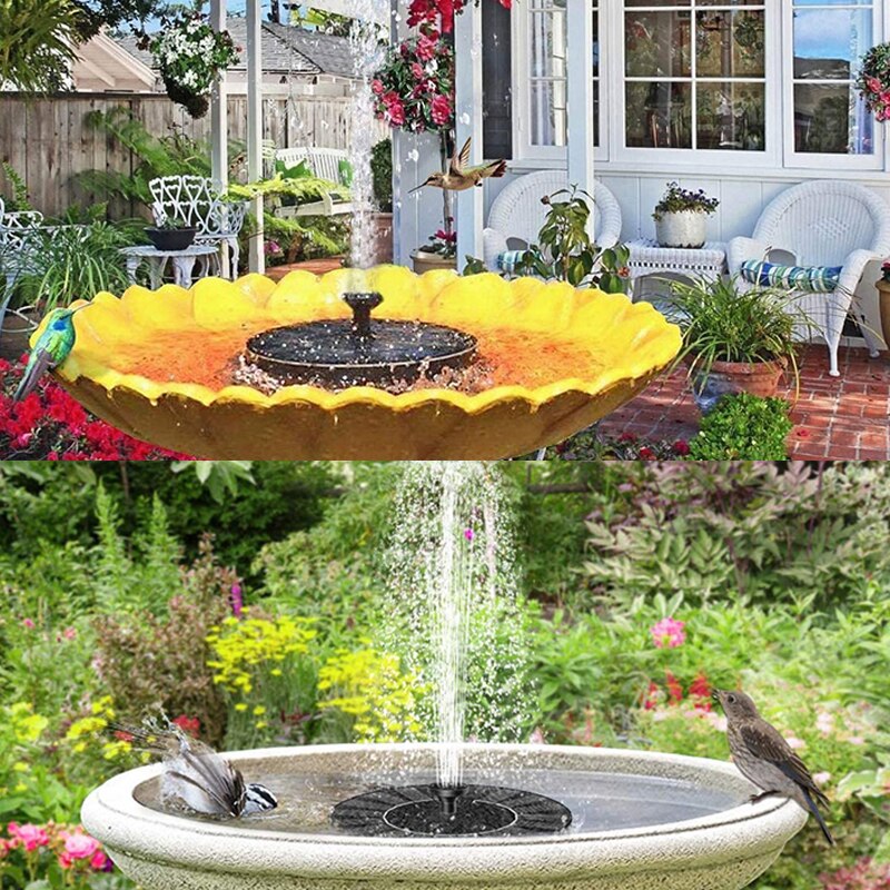 Solar Fontein Fontein Garden Pool Vijver Zonnepaneel Tuin Decoratie Voor Huis Tuin Drijvende Pompen Outdoor Tuin Decor