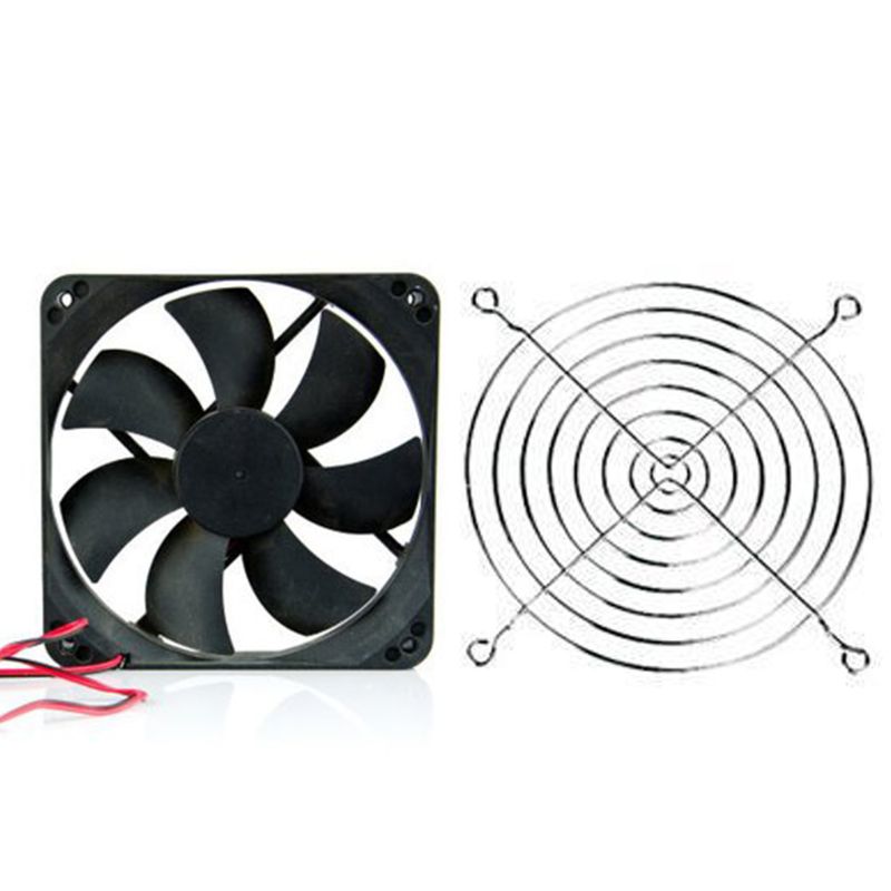 Cubierta de ventilador de flujo Axial, cable de Metal para ventilador de CPU, Protector de ventilador de CC, cubiertas protectoras universales para máquina eléctrica