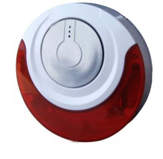 Focus MD-214R Draadloze 433Mhz/868Mhz Indoor Interne Alarm Strobe Flash Siren 110db Rood