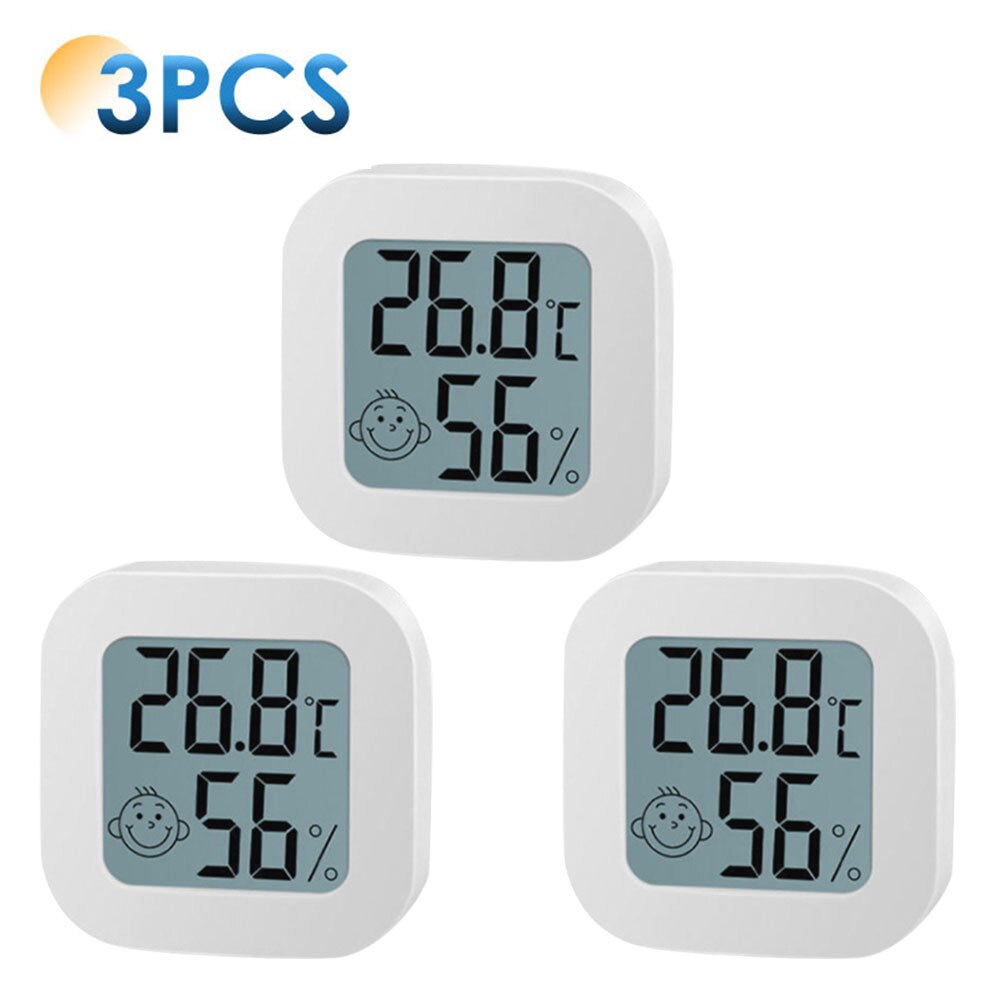Sensor de temperatura y humedad para interiores, higrómetro, termómetro, funciona con Alexa, Google Smart Life, Tuya, WiFi o Zigbee: 3 pieces 02 / Zigbee