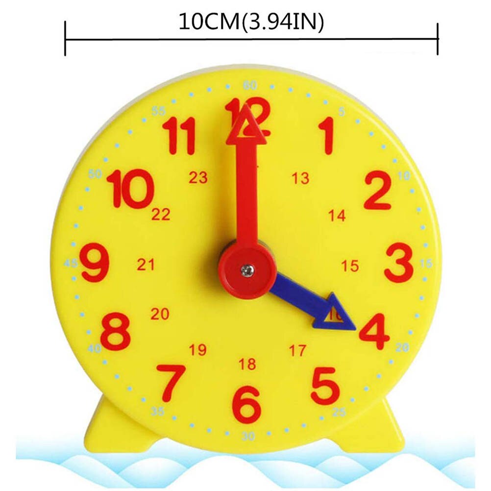 Children Educational Alarm Clock Adjustable Time Learning Clock Early Teaching Tool Number Alarm Clock Puzzle Early Education#30
