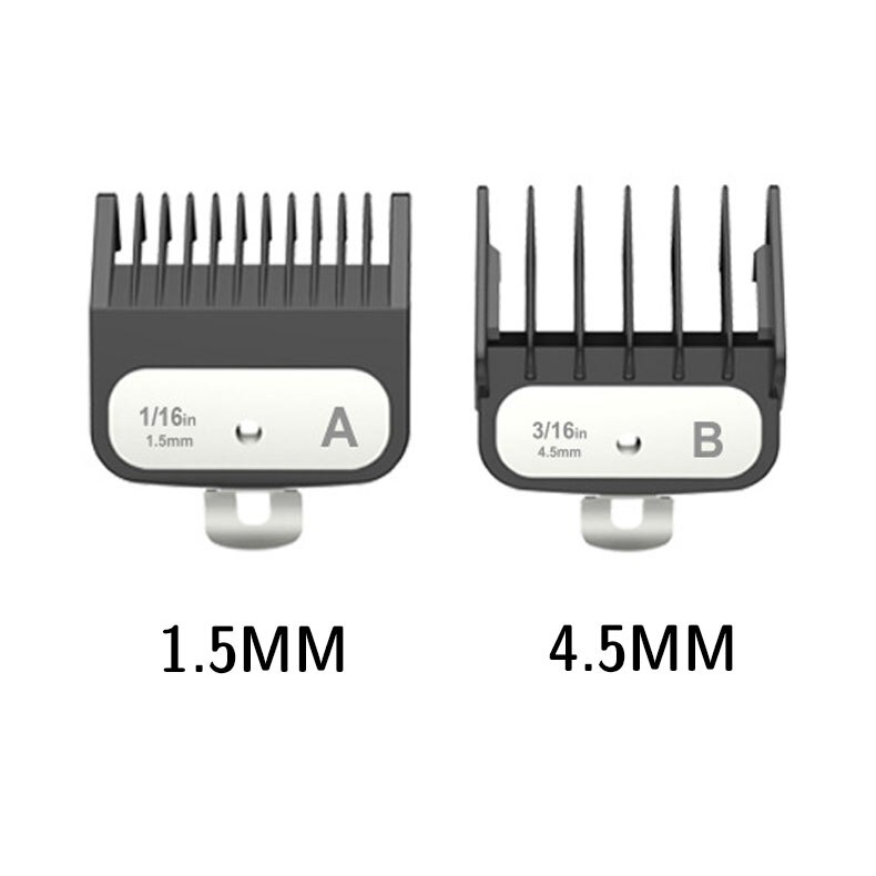 Kemei tondeuse limietkam tondeuse geleidekammen voor km -1990 reserveonderdelen: 1.5mm en 4.5mm