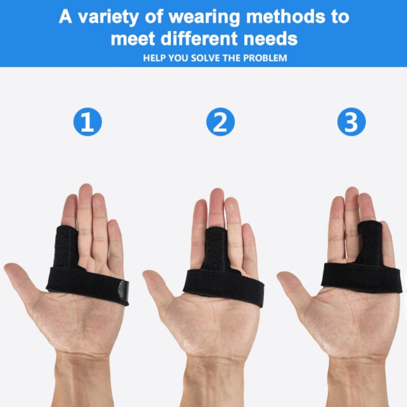 1pc Finger Brace Support Sport Finger Arthrosis Band Splint Protector Guard Basketball Joints Bands Wrist Sprain Protective Gear