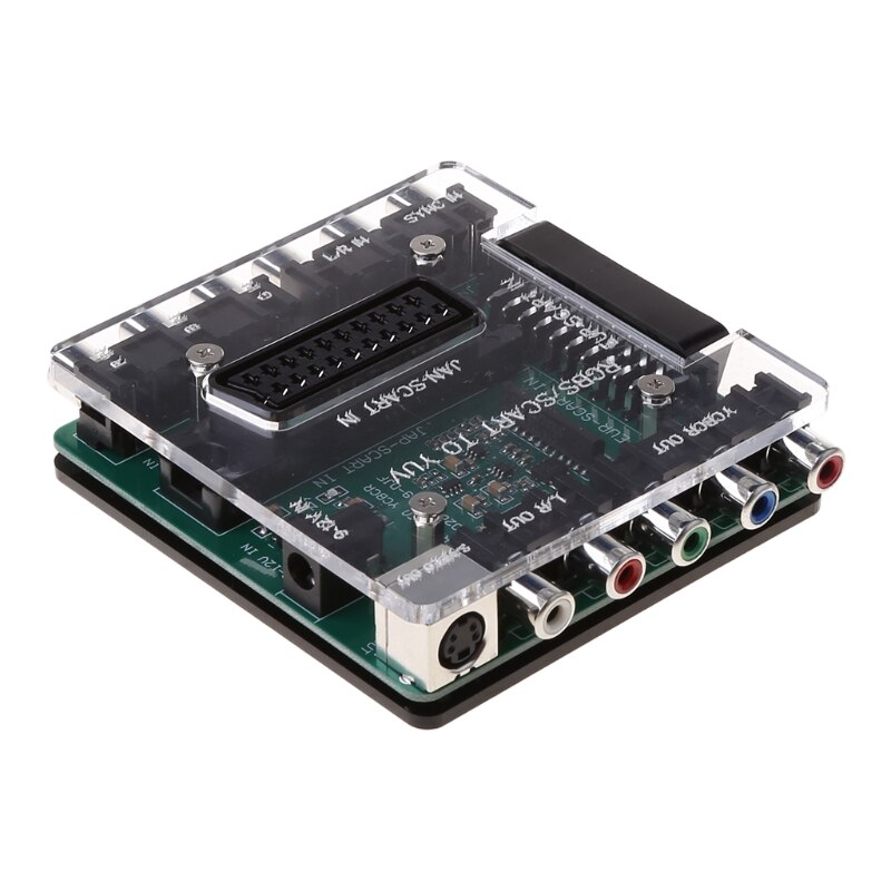 Convertisseur vidéo SCART RGBS vers YUV YCBCR, pour lecteur cc, Console de jeux rétro SFC PS2