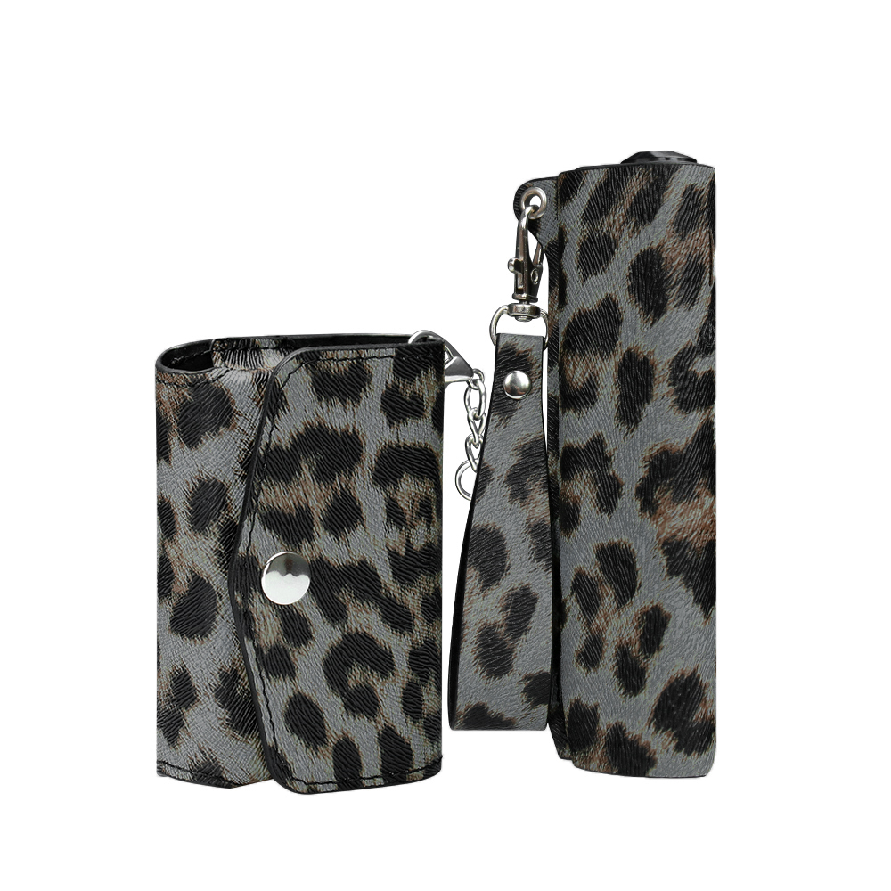 RUORUO E-Sigarettentas + Lederen Case voor IQOS ILUMA EEN Accessoires Skin Cover voor ICOS Iluma I Een Accessoires: Black