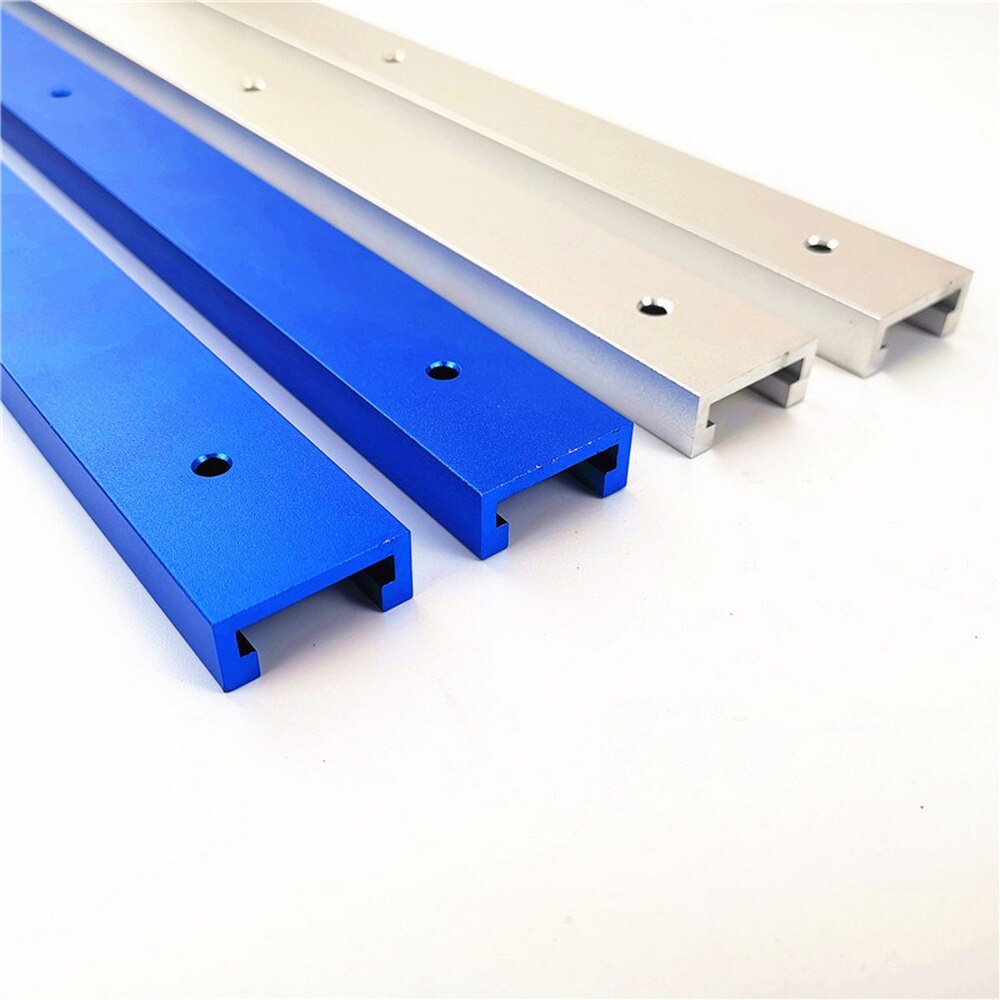 Aluminium T-track Slot Mijter Track Jig Armatuur voor Router Tafel Bandsaws Houtbewerking DIY Tool Lengte 300/ 400/500/600/800MM
