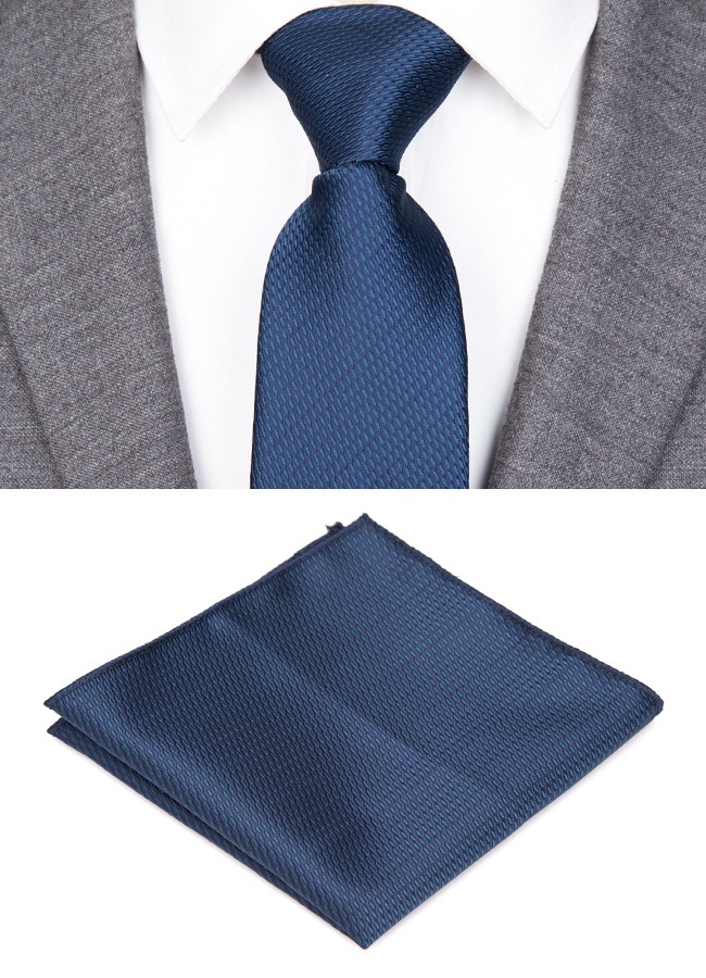 Herreslips kravatsæt jacquardternede slips til mænd stribet slips til bryllup afslappet jakkesæt smalt slips skjortetilbehør