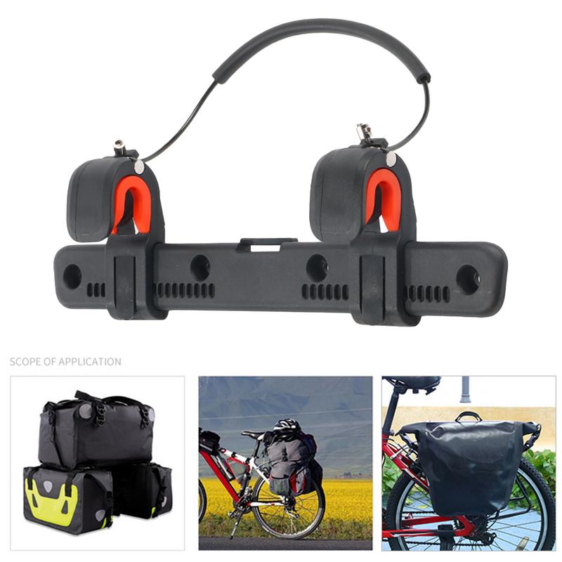 Hebilla para bolsa de bicicleta, soporte para sillín ajustable, Clip para bolsa para motocicletas, accesorios para portaequipajes para bicicletas y motocicletas
