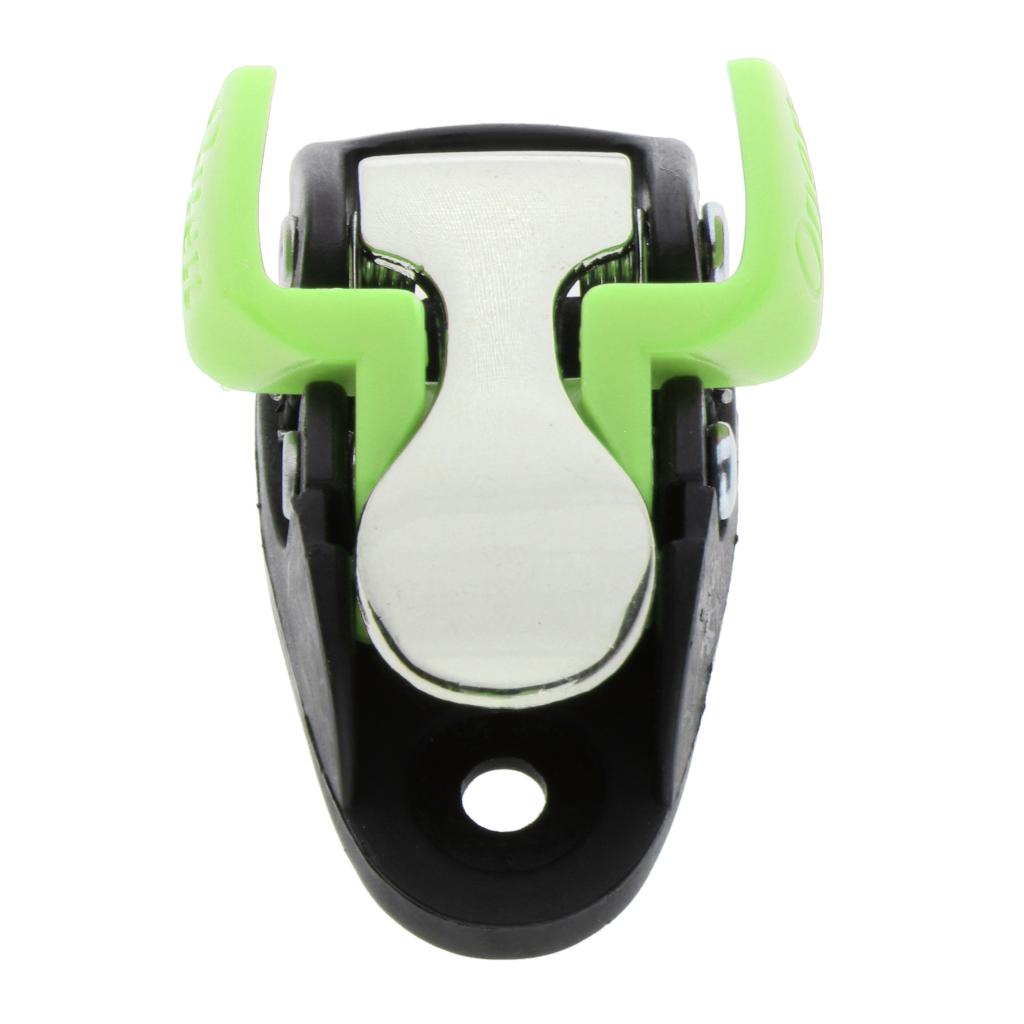 1Pc Plastic Skate Gesp Inline Schaatsen Gesp Roller Skate Boot Sluiting Skate Schoenen Gesp: Green