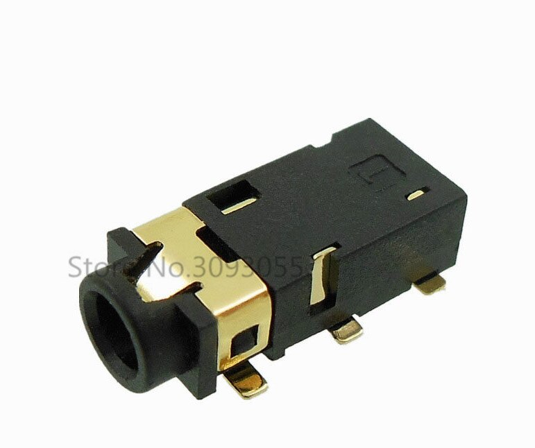 10PCS PJ-242 2.5MM Headphone jack socket female connector for Audio video 3+3 SMD 6P Good