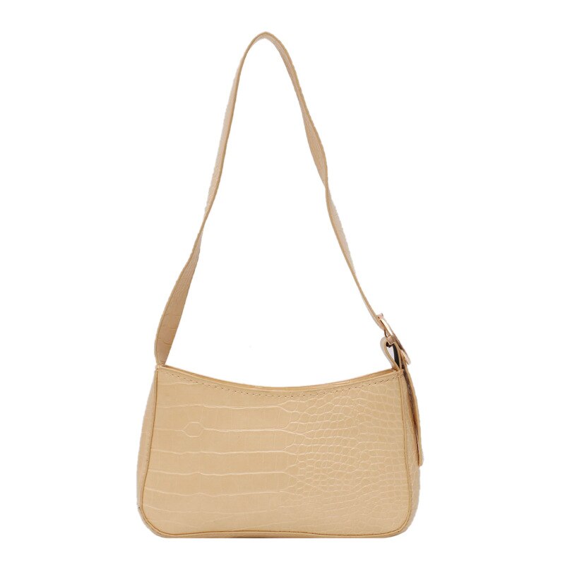 Messenger Handbags Retro Alligator Pattern Women shoulder bags Flap PU Leather Casual Solid crossbody bags for women Bolsas: Yellow