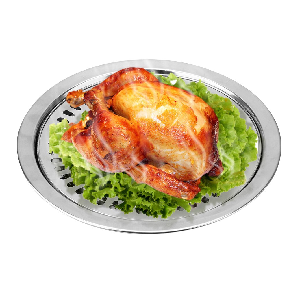 Electric Stove Baking Tray BBQ Grill Barbecue Tools Household Non-Stick Gas Stove Plate Smokeless Barbecue Grill Pan