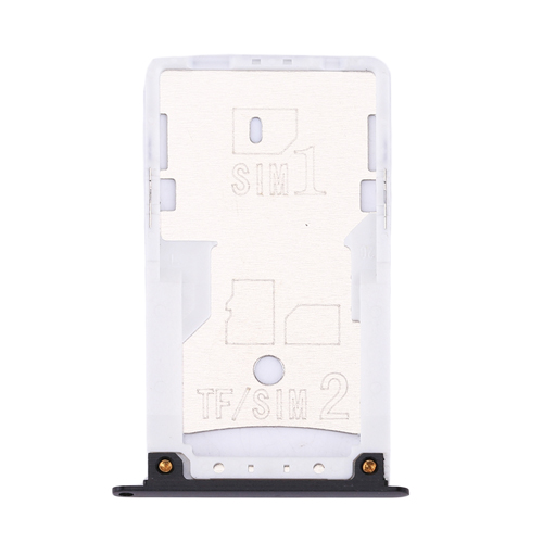 Per Xiaomi Redmi 4X SIM Vassoio di Carta di SIM Adattatore Della Carta di TF del Vassoio di Carta per Xiaomi Redmi Nota 4X: Black for Redmi 4X