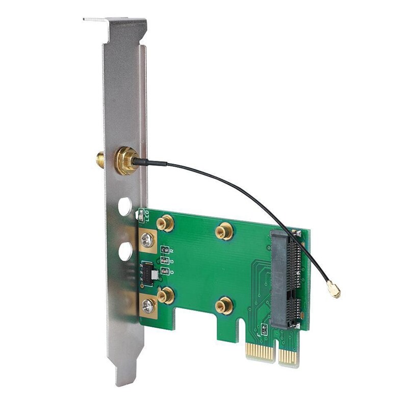 Wireless Wifi Network Card Mini Pci-E To Pci-E Adapter Convertor Card Desktop Gm