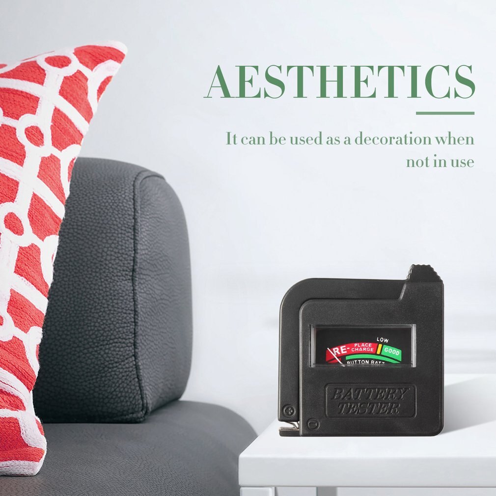 BT-168 Universal Battery Tester For 9V 1.5V And Button Cell AAA AA C D !