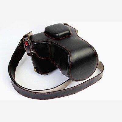 Nouvelle Version de luxe sac photo étui en cuir pour Fujifilm XT10 XT20 XT-20 XT30 XT-30 couvercle de Charge directe + fond de la batterie ouvert: 3