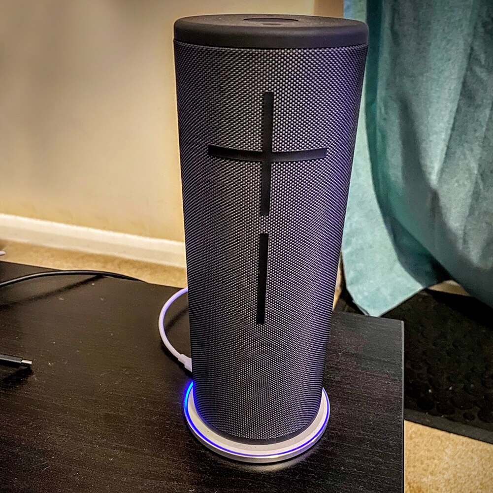 Pikalatausteline c-tyypin kaapelilla langattomalla bluetooth-yhteensopivalla laturilla logitech ultimate ears boom 3/ ue megaboom 3