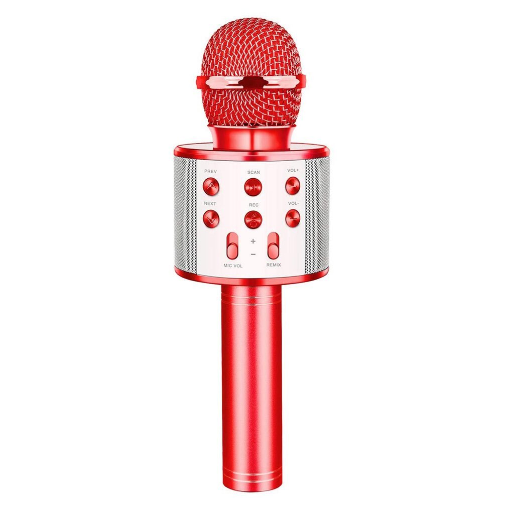 Rybozen Mini beweegbare karaoke-speler, draadloze karaoke-microfoon, bluetooth-spreker-speler, mini home, KTV compatibel met i-telefoon, Android smartphone, pc en andere audiospeler