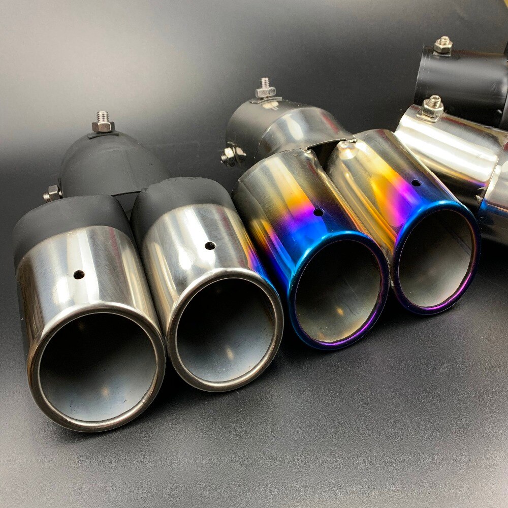 Car Styling Exhaust Pipe Tube Case For SEAT Ibiza Leon Toledo Arosa Arona Alhambra Exeo FR Supercopa Mii Altea Cordoba cupra