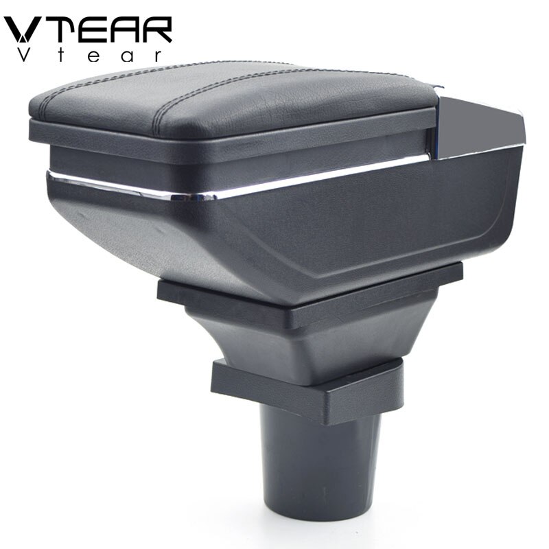 Vtear Voor Toyota Rav 4 Auto Armsteun Lederen Arm Rest Abs Opbergdoos Auto-Styling Center Console Accessoires Interieur onderdelen 2003