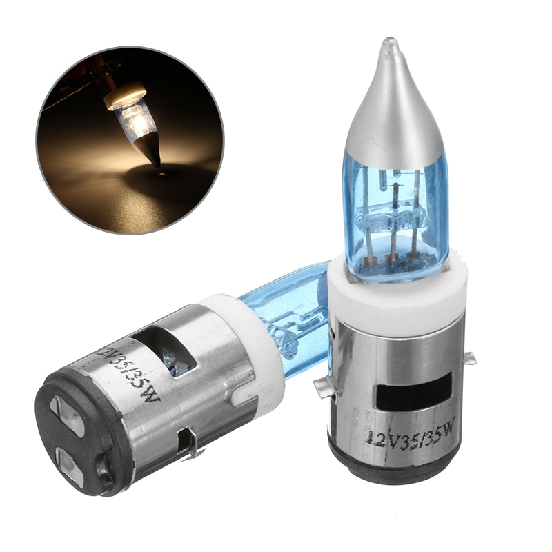 2 stuks  ba20d xenon witte lampen met hoog vermogen voor motorfiets koplampen, scooters, motorfietsen, 35w koplampen