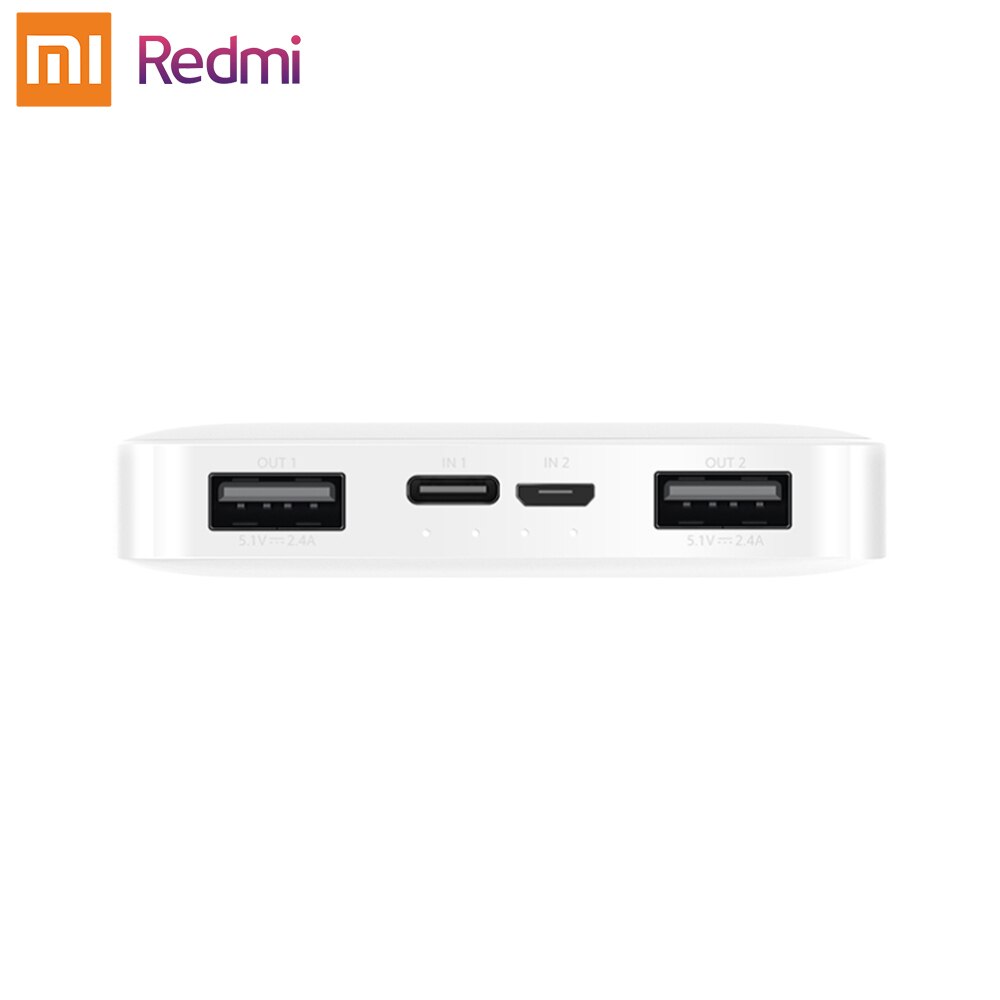 Original Xiaomi Redmi Power Bank 20000mAh 18W Quick Charge 10000mAh Powerbank Fast Charging Portable Charger For Smart Phones