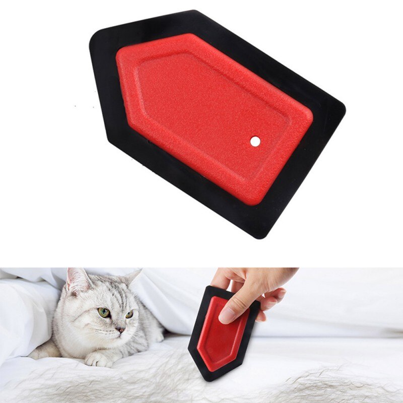 Static Electricity Animal Cat Dog Brush Silicone Pet Hair Fur Remover Cleaner Household Car Seats Beds Mats Cleaning Tools