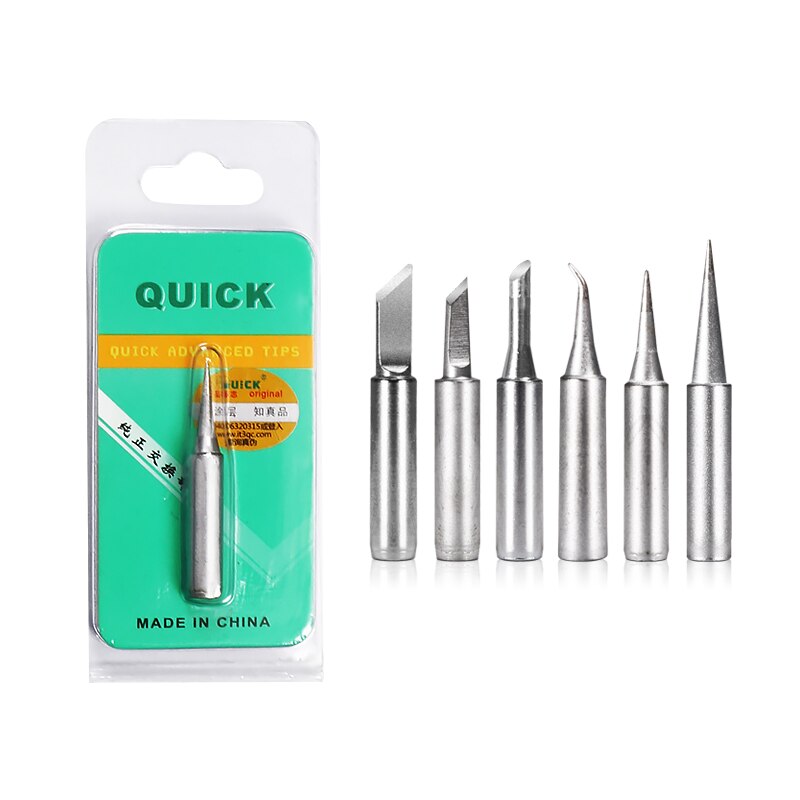 Original Quick soldering iron tip 900M-T Serise Welding tools for 936 936A Soldering Station for mobile repair