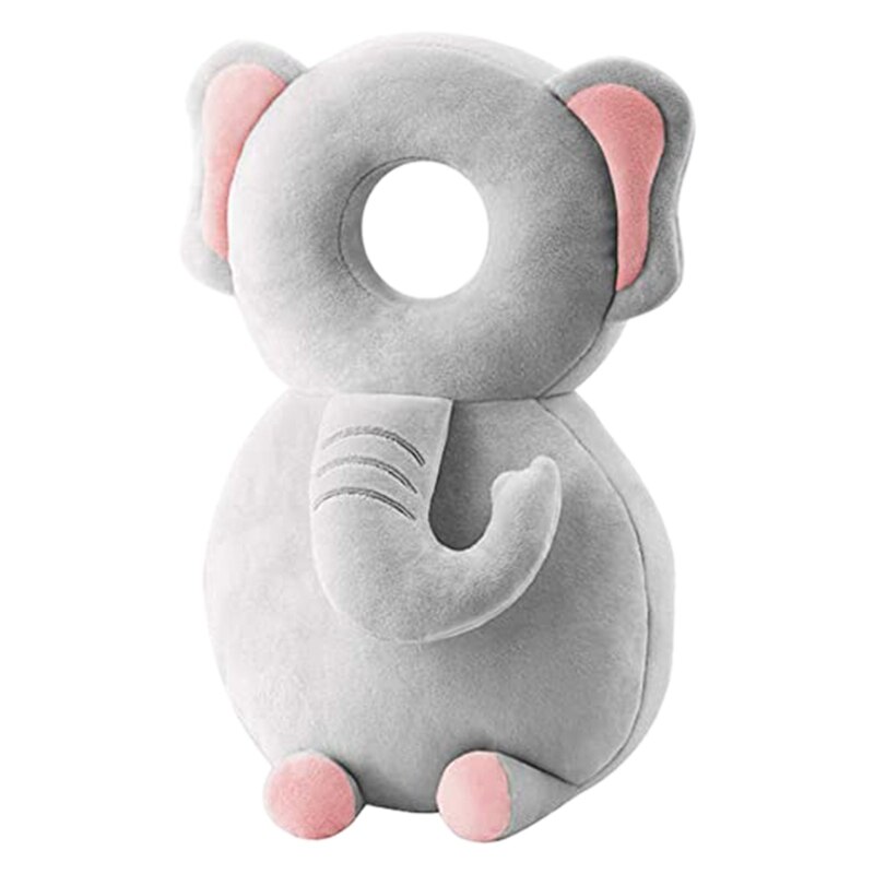 Baby huvudskydd småbarns huvud säkerhetsdyna kudde baby ryggskydd förhindrar huvud och axlar skadade grå: Default Title