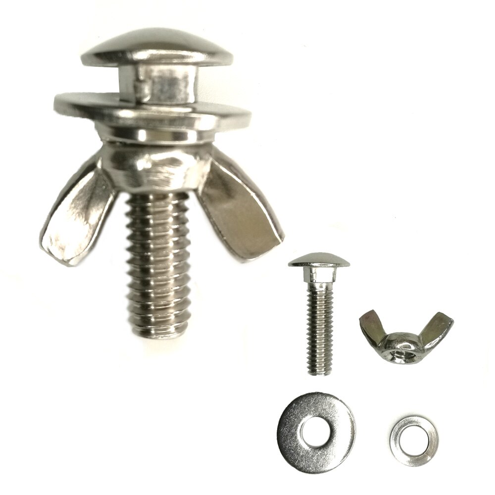 Stainless Steel Tech Diving Butterfly Screw Bolts Wing Nuts Tech Diving Backplate Screws