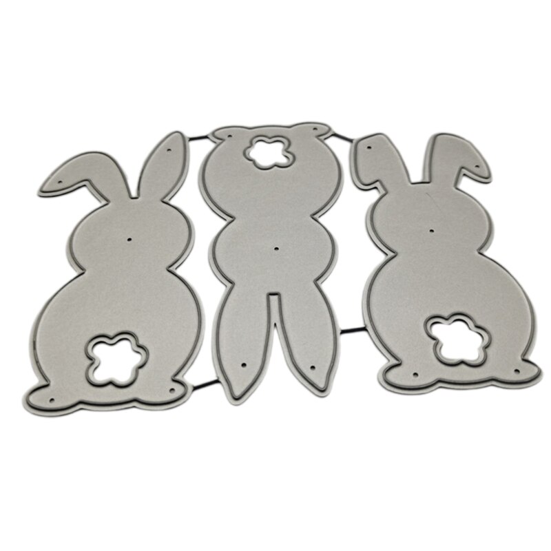 Paashaas Metalen Stansmessen Stencil Diy Scrapbooking Album Papieren Kaart Template Mold Embossing Craft