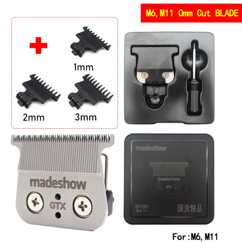 Pop Friseure P800 P700 P600 Professioneller Haarschneider, 0 mm Klinge, Standard-einstellen für Haarschneidemaschine, austauschbarer Schneidkopf: Freier Raum