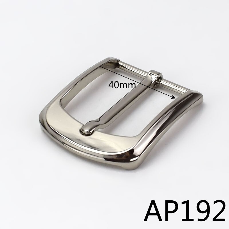 Meetee-hebillas de cinturón con pasador de Metal para hombre y mujer, hebillas de cinturón de 35/40mm, para manualidades de cuero, accesorios de decoración para Vaqueros, 1/2/5 Uds.: 1Pc / AP192