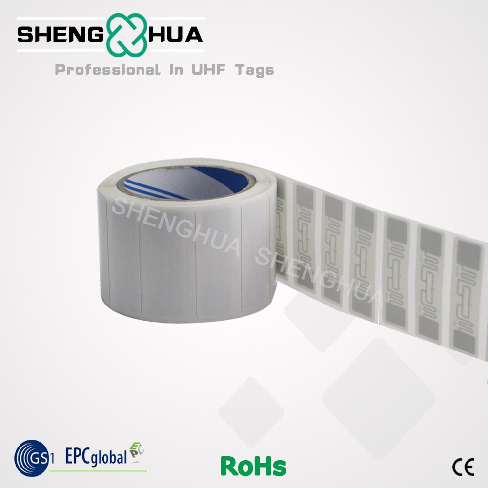 50pcs/pack Customization Available UHF Logistics RFID Label Passive RFID Tag Support Logo Printable