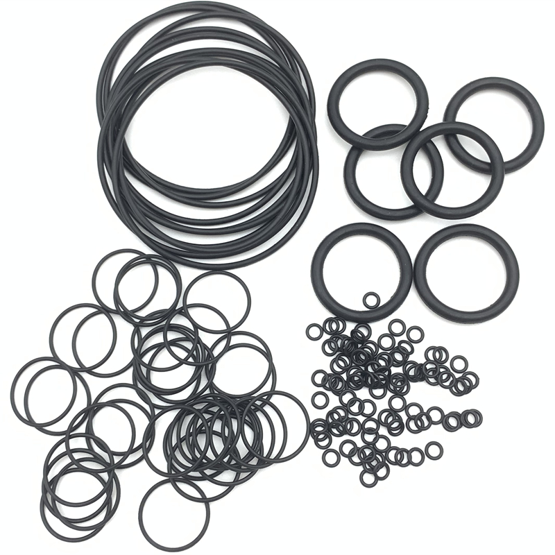 50pcs NBR O Ring Seal Gasket Thickness CS 1.2mm ID 1.2-26MM Nitrile Butadiene Rubber Spacer Oil Resistance Washer Round Shape