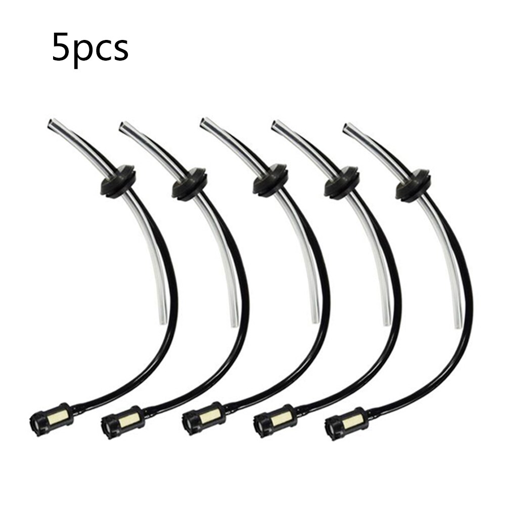 5PCS Strimmer Trimmer Fuel Petrol Tank Filter Kit Brush Cutter Hose Pipe With Fuel Filter Trimmer Lawn Mower Lawn Mower