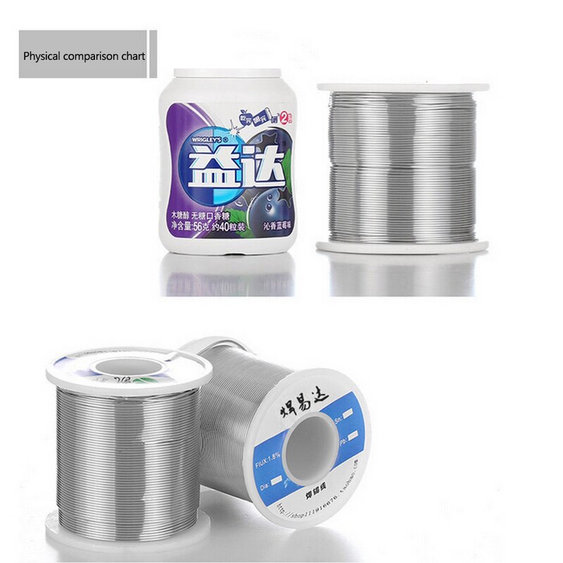 0,8mm 63/37 Zinn Blei Kolophonium Kern Löten Draht Schweißen Solder Flux 50g Eisen für Schweißer 2% Löten Reel schweißen Draht