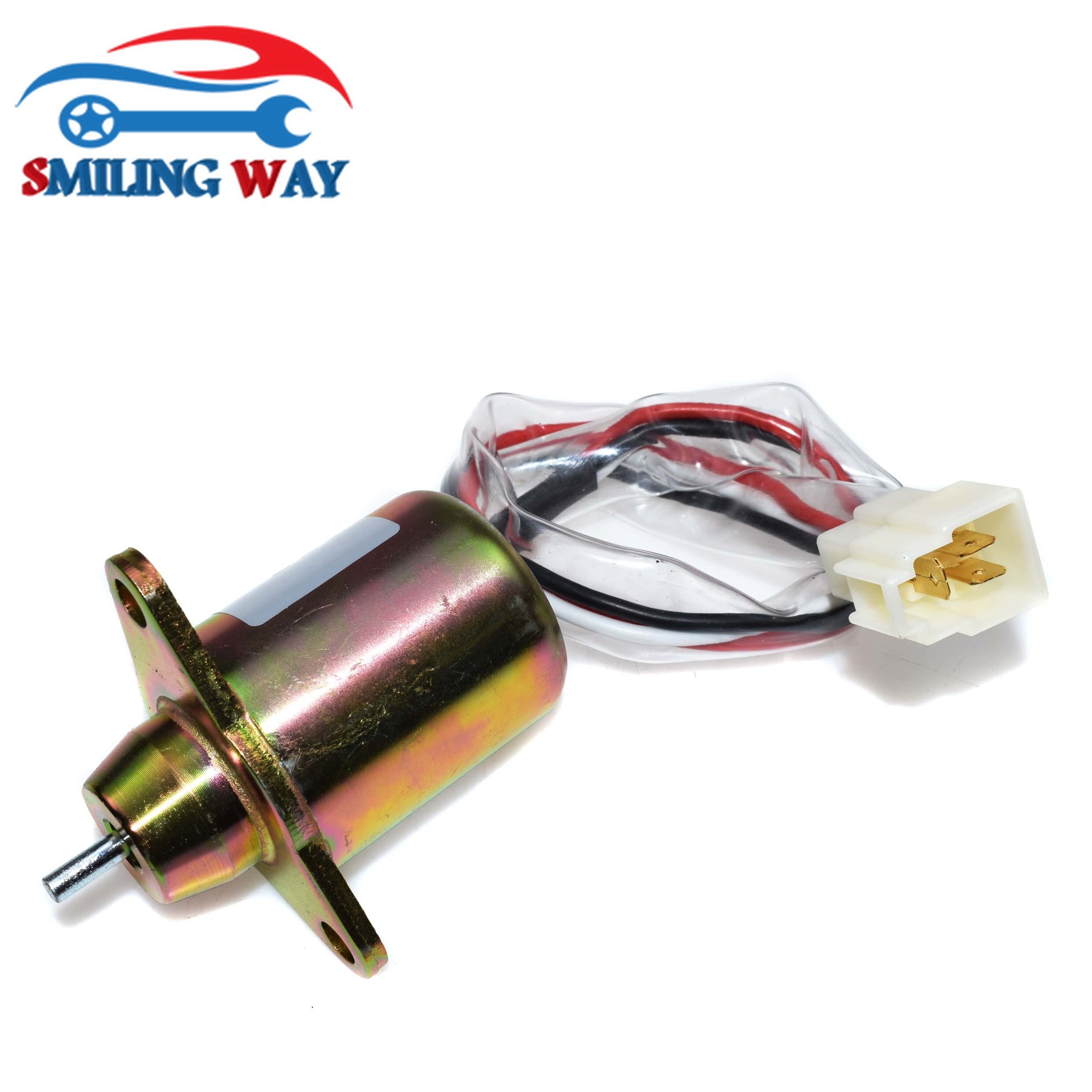 Fuel Shut Down Off Stop Solenoid Valve For 12V John Deere Kubota Tractor Yanmar 1503ES-12S5SUC5S 119653-77950 R55-7 R60-7 3TNE84