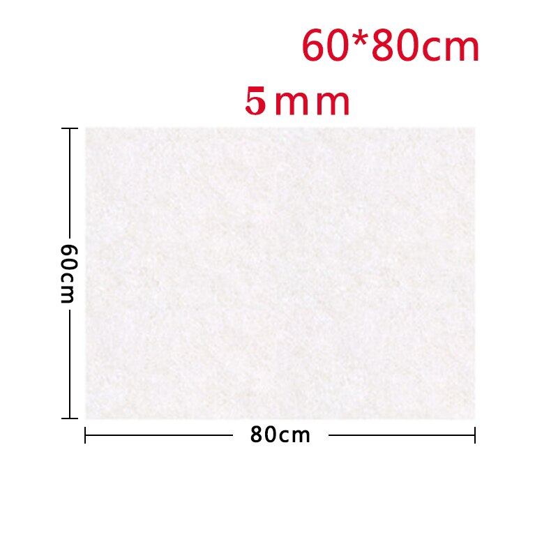 Thickening Calligraphy Painting Pad Chinese Traditional Calligraphy Felt Multifunctional Soft Fiber Writing Felt Table Mat: A4