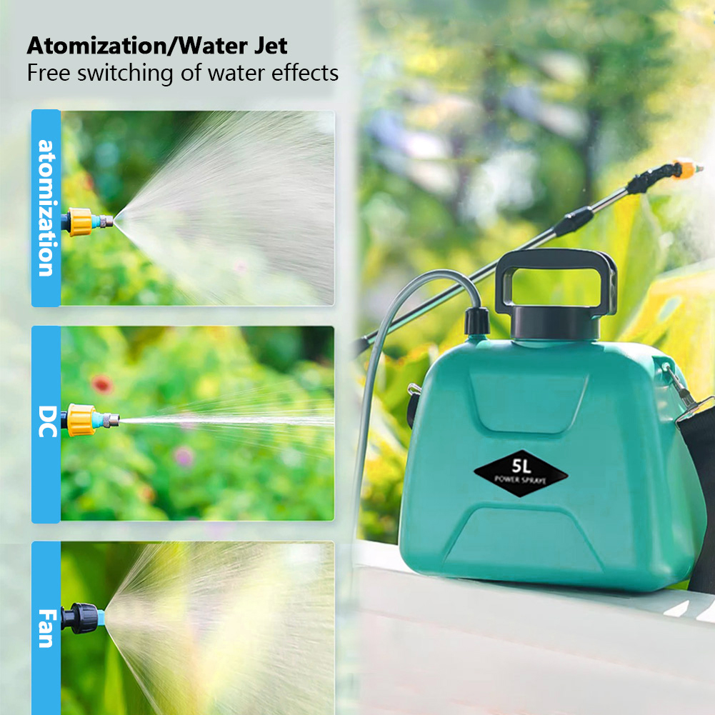 5/8L Gärten Elektrische Spritzgerät Garten Spritzgerät Schulter Automatische Garten Pflanze Spritzgerät Zerstäubung Bewässerung Blumen Bewässerung Zu