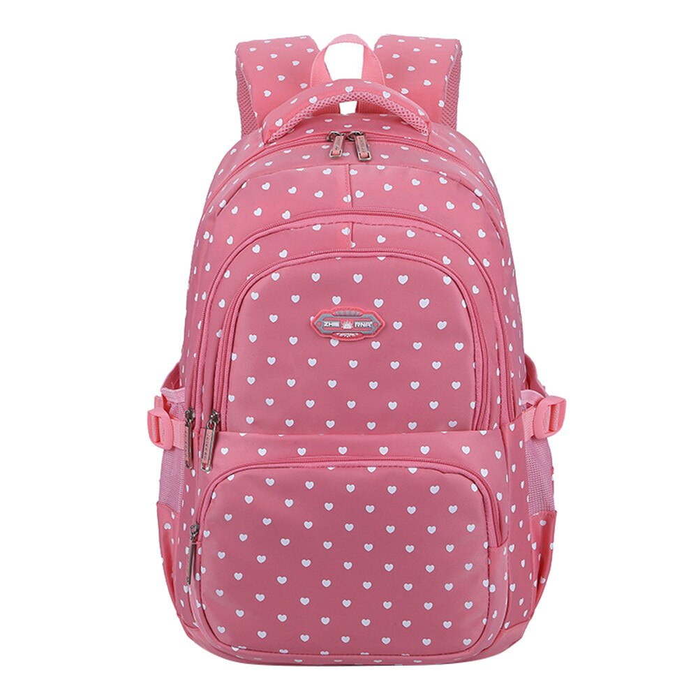 School Backpack for Teenage Girls Children School Bags Kids Book Bags Orthopedic Backpack Laptop Travel Bags for Teenage: pink