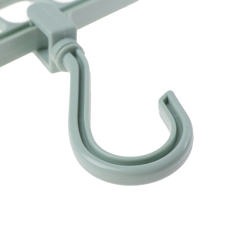 Free Rotate Hangers Drying Rack Plastic Scarf Clothes Organizer Wardrobe Racks Multi-port Support Circle Clothes Hanger