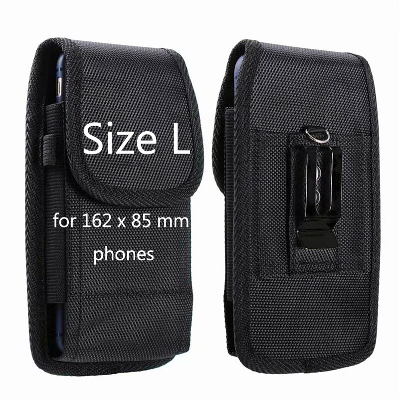 Case Voor Huawei P Smart Riem Clip Holster Mobiele Telefoon Case Pouch Voor Huawei P Smart +/ huawei Nova 3i Heuptas: Vertical Case Size L