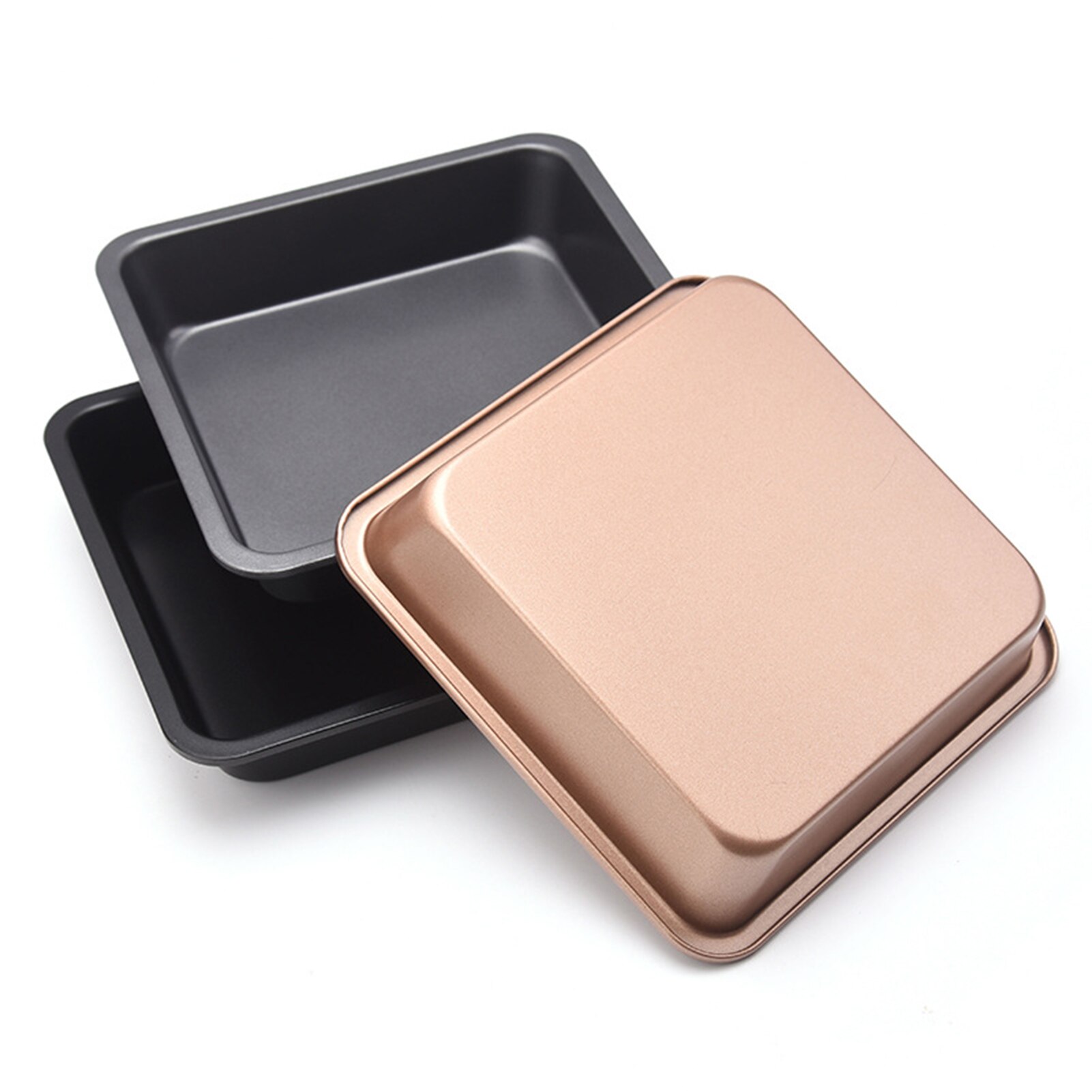 8 inch Carbon Steel Non-stick Square Cake Pan Baking Tray Kitchen Bakeware Tool