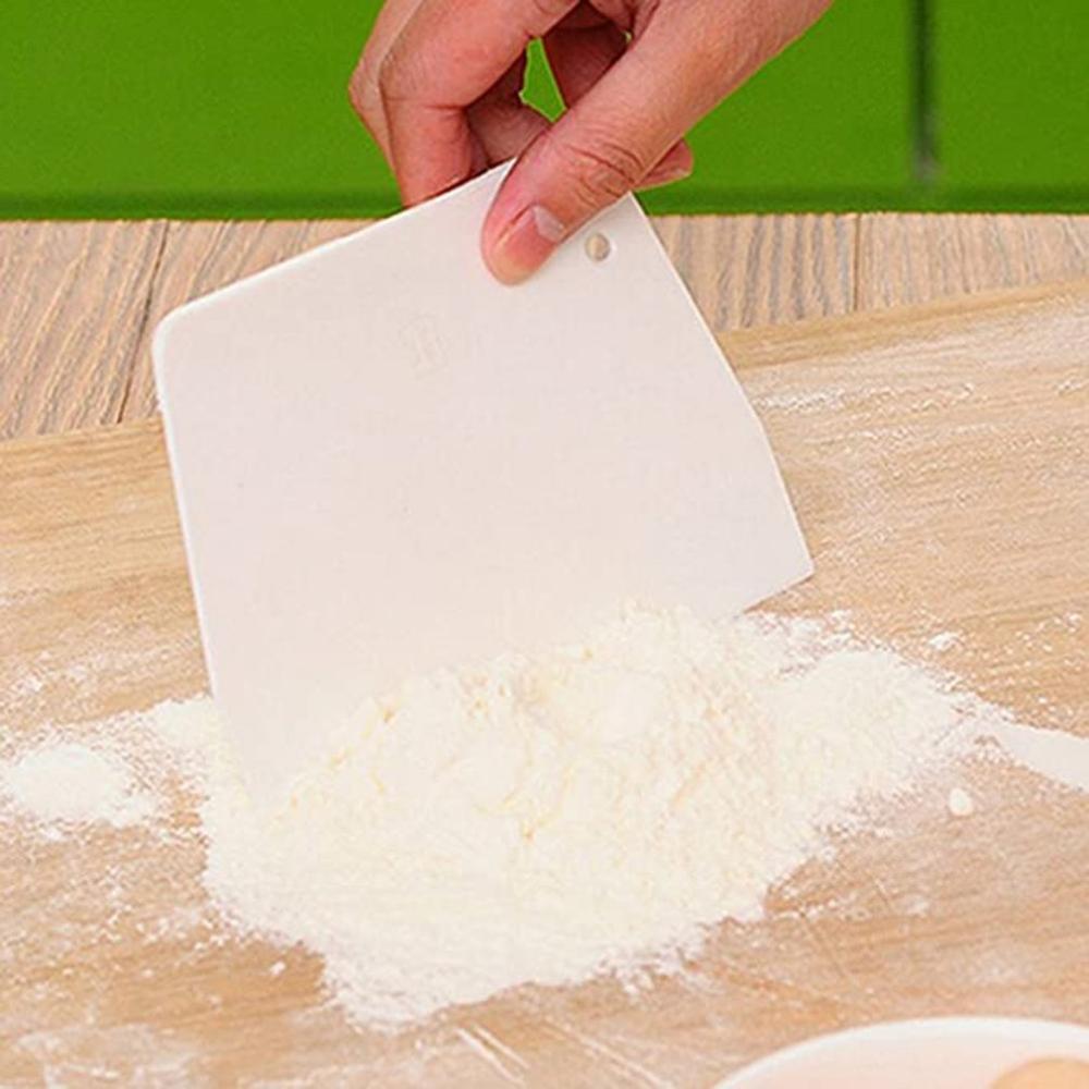 Espátula de pasteles de plástico, cortadores facetados, herramienta de cocina y hogar, Sección de pastelería, herramientas de cocción y cuchillos, espátulas con borde liso, cortadores