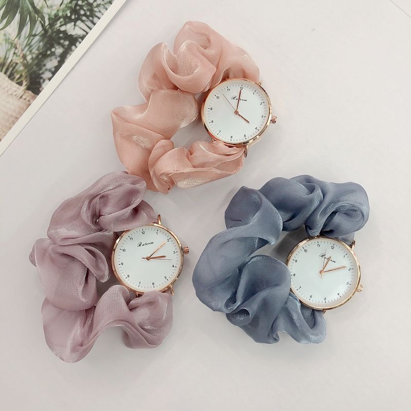 Montre numérique créative avec Bracelet en ruban pour fille, petite fée, élégante, sans fermoir