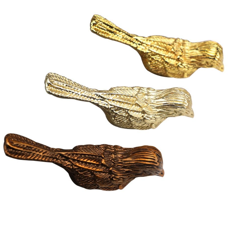Fine Lucky Bird Furniture Handles Simple Cartoon Animal Cabinets Door Knobs Light Luxury Modern Closet Door Handles Home Decor