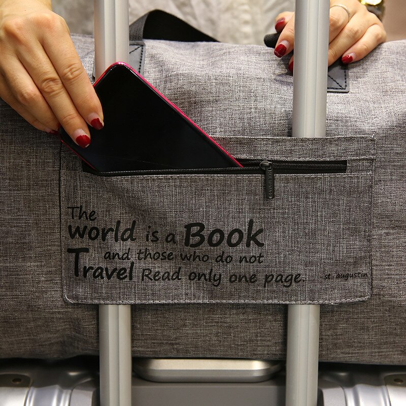 Grote Capaciteit Vrouwen Reistas Opvouwbare Mannen Reis Duffle Zakken Waterdichte Oxford Bagage Handtas Weekend Grote Zak Verpakking cube