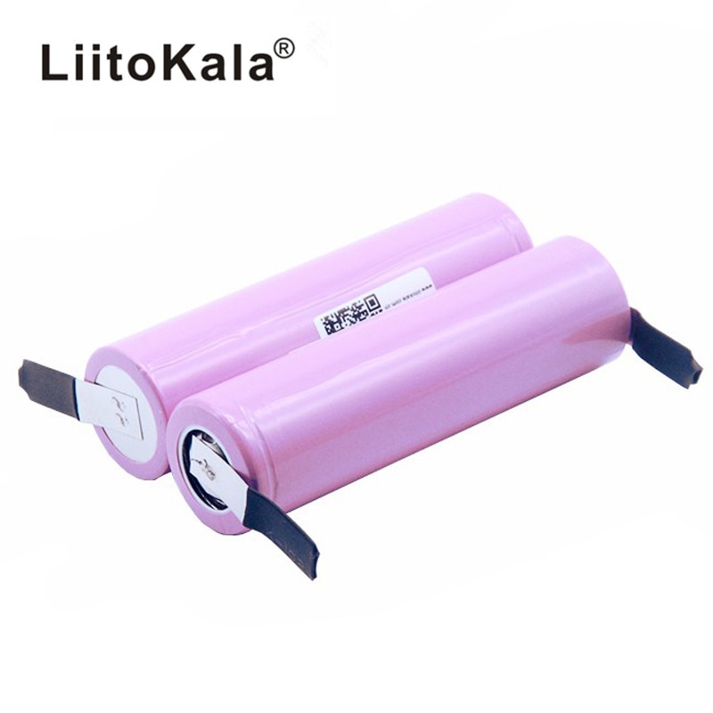 Liitokala ICR18650-26FM 100% Originele 18650 2600 mah Lithium Ion Batterij 3.7 v Oplaadbare Batterij + DIY Nikkel Vel